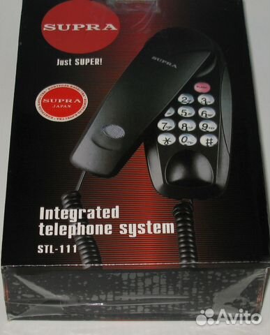 Телефон supra новый
