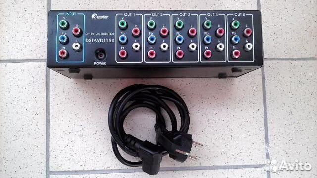 Сплиттер видеосигнала Master dstavd115X D-TV Сплиттер видеосигнала Master dstavd115X D-TV