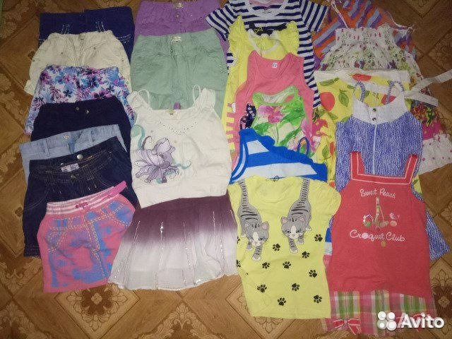 Летние вещи на девочку 5-6 лет