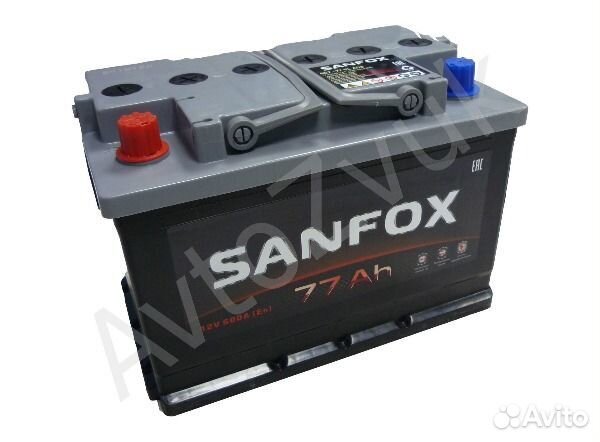 Аккумулятор на Автомобиль Sanfox 77 Ah