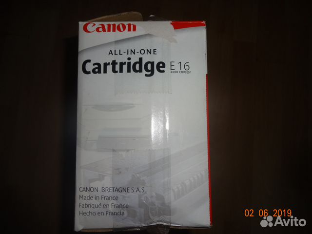 Продаю новый оригинальный картридж Canon E16