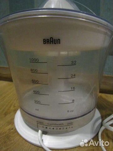 Цитрусовая соковыжималка Braun