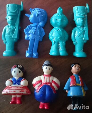 Игрушки фигурки коллекции персонажи СССР
