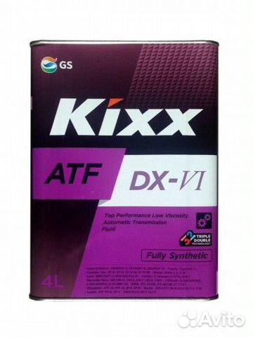 Трансмиссионное масло Kixx ATF Dexron VI 4л