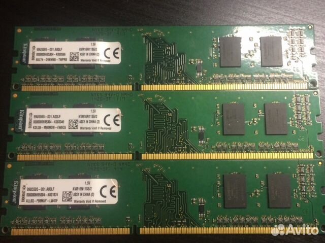 DDR3 память kingstone