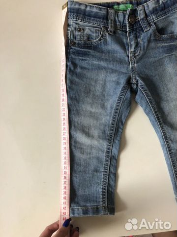 Джинсы на мальчика Benetton на 1-2 года