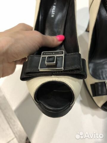 Туфли Karen Millen 39р, шлепки сабо N21 37-38р