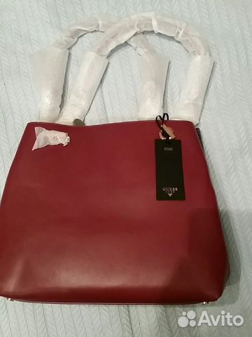 Сумка женская кожаная новая. guess luxe