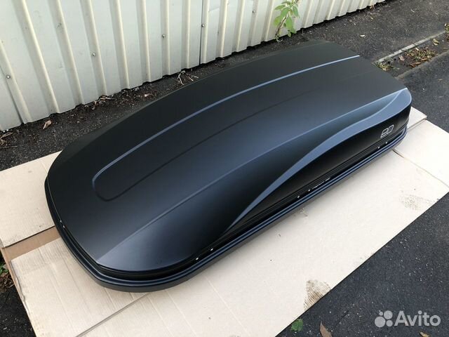 Автобокс Магнум 390 Чёрный карбон быстросъём №321 Автобокс Магнум 390 Чёрный карбон быстросъём №321