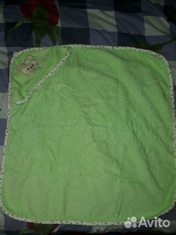 Полотенце детское махровое уголком + Полотенце детское махровое уголком +