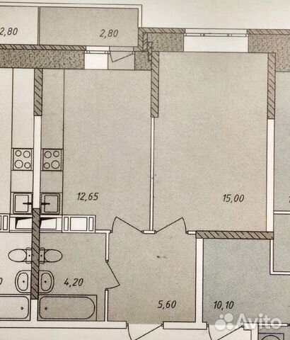 1-к квартира, 39 м², 16/17 эт.