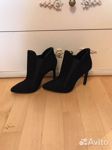 Ботильоны zara замша размер 37 новые Ботильоны zara замша размер 37 новые