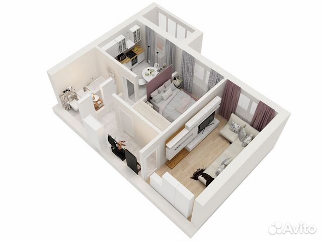 2-к квартира, 50.8 м², 1/6 эт. 2-к квартира, 50.8 м², 1/6 эт.