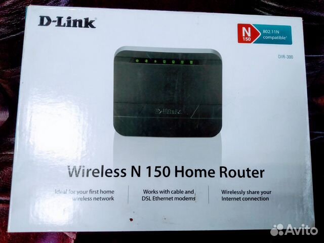 Wifi роутер d-link dir 300