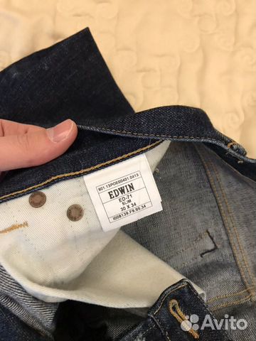 Джинсы edwin ed-71 slim 30/34 selvedge denim Джинсы edwin ed-71 slim 30/34 selvedge denim