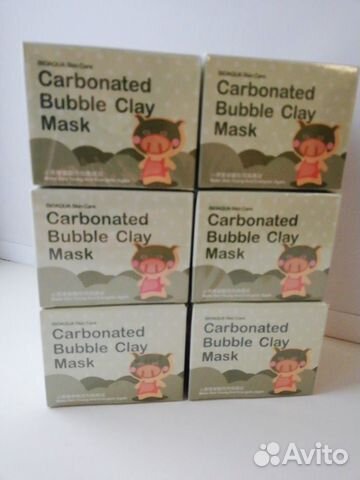 Очищающая пузырьковая маска.Carbonated Bubble Clay
