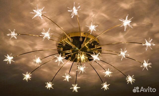 Светодиодные потолочные люстры, светильники и бра