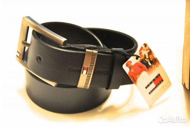 Мужской ремень / Tommy Hilfiger / новый (синий)