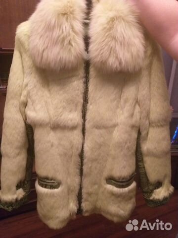 Продаю шубу из натурального меха, кролик- песец,ра Продаю шубу из натурального меха, кролик- песец,ра