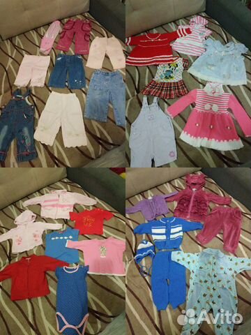 Вещи пакетом на девочку от 0 до года