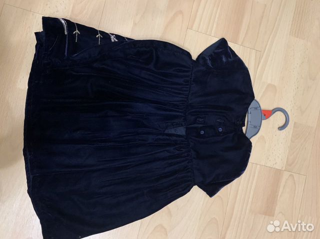 Бархатное платье Zara 3 года