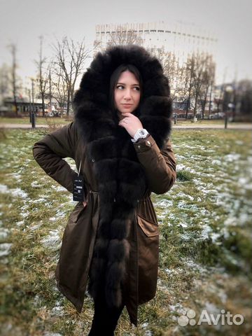 Куртка зима (парка ) с мехом