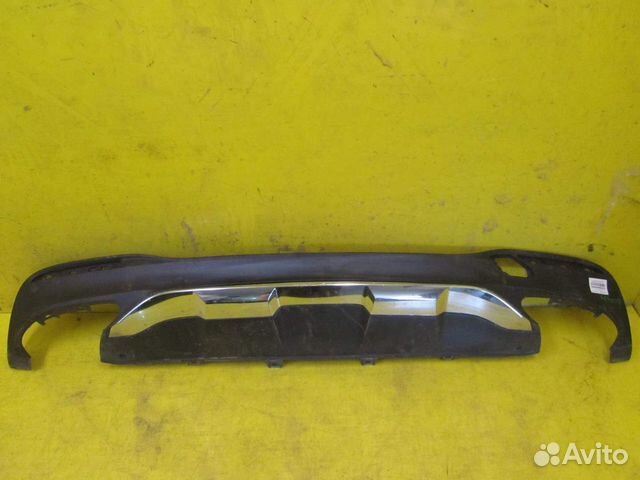 Юбка заднего бампера Mercedes GLE W166 (15-18) AMG