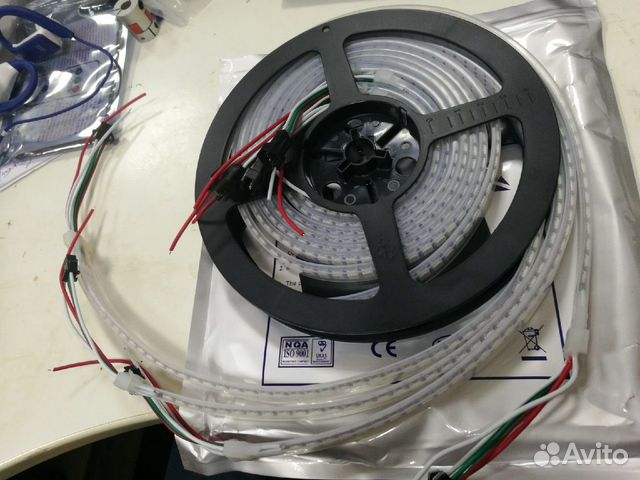 Светодиодная лента WS2812B; 144 led/m, IP67 Светодиодная лента WS2812B; 144 led/m, IP67