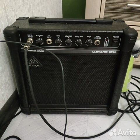 Комбоусилитель behringer ultrabass BT108 басовые к