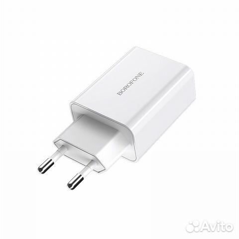 Блок питания USB QC3.0 18W Borofone BA21A Блок питания USB QC3.0 18W Borofone BA21A