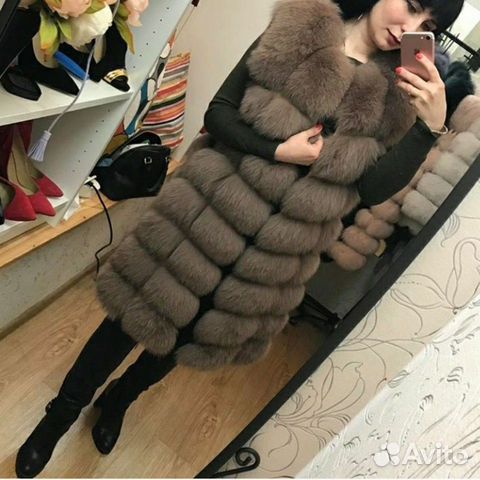 Жилет (натуральный песец)