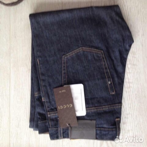 Новые мужские джинсы Gucci Новые мужские джинсы Gucci