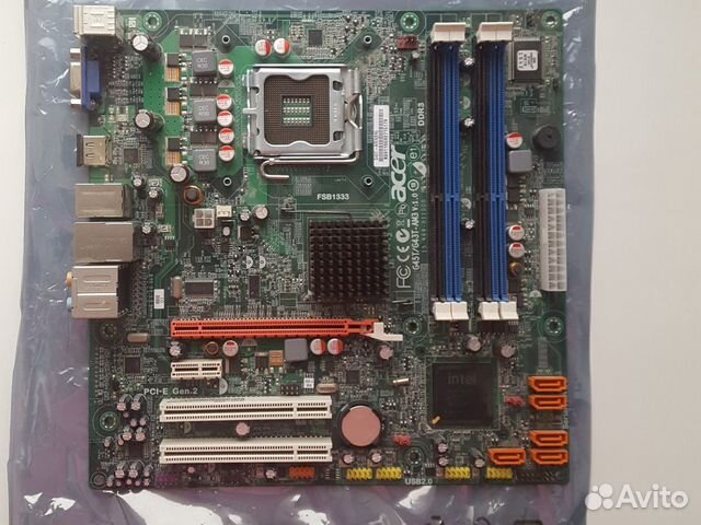 Материнская плата 775 сокет Acer g45/g43 ddr3 Материнская плата 775 сокет Acer g45/g43 ddr3