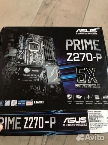 Материнская плата asus prime z270-p и celeron g393 Материнская плата asus prime z270-p и celeron g393