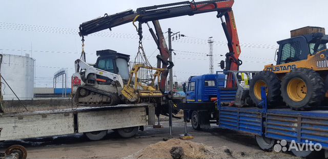Аренда манипулятора 10т- Грузоперевозки Услуги ман