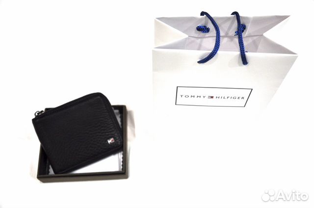 Мужской кошелек / Tommy Hilfiger / новый (черный)
