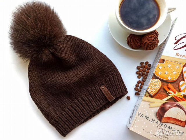 Мериносовая шапка ручной работы Мериносовая шапка ручной работы
