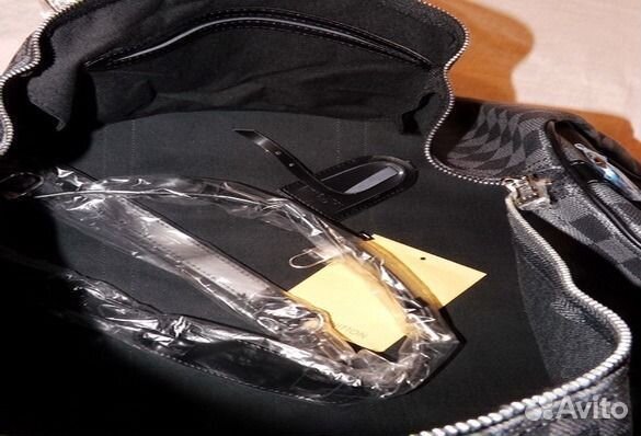 Дорожная Сумка Louis Vuitton Keepall Черная серая
