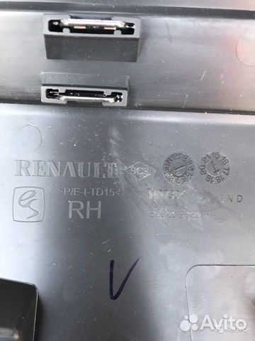 Накладка двери задняя правая Каптюр 828209822R