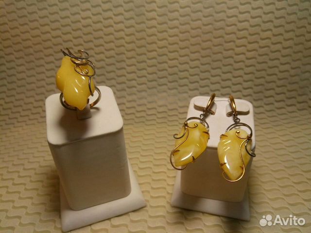 Янтарь серебро серьги, кольцо, бусы, браслет