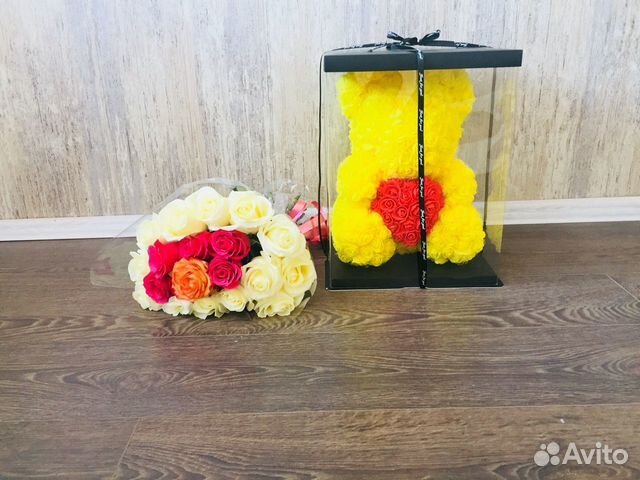 Мишка из роз Мишка из роз