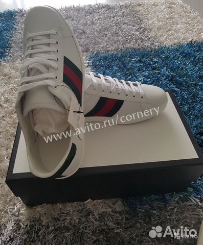 Фирменные Кожаные кеды Gucci New Ace Italy 2018 Фирменные Кожаные кеды Gucci New Ace Italy 2018
