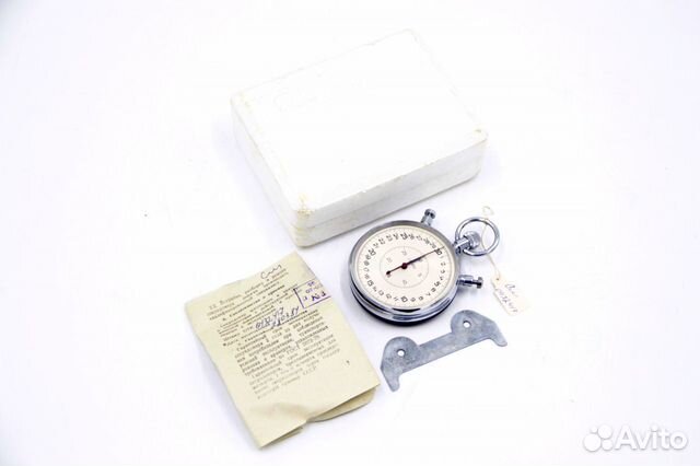 Секундомер механический Слава сдспр-1-2-000 новый