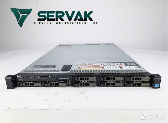 Сервер dell R620 8SFF 2x E5-2695v2 128GB
