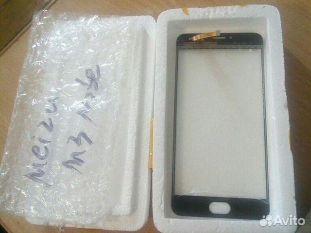 Тачскрин новый на meizu M3 Note