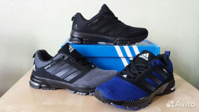 Кроссовки Adidas Springblade, Grey/Blue/Black