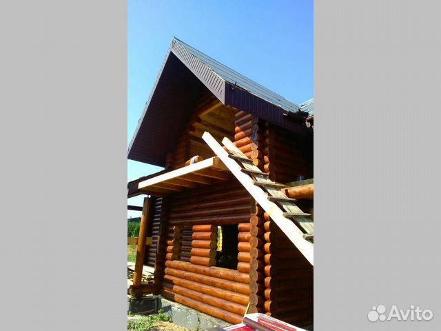 Сруб дома из рубленного бревна. Профессионалы