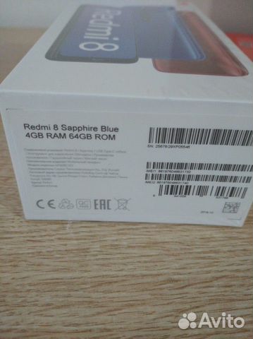 Redmi 8 Sapphire Blue 4GB RAM 64GB romтелефон новы Redmi 8 Sapphire Blue 4GB RAM 64GB romтелефон новы