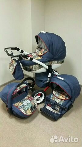Коляска Adamex Barletta World Collection 3 в 1
