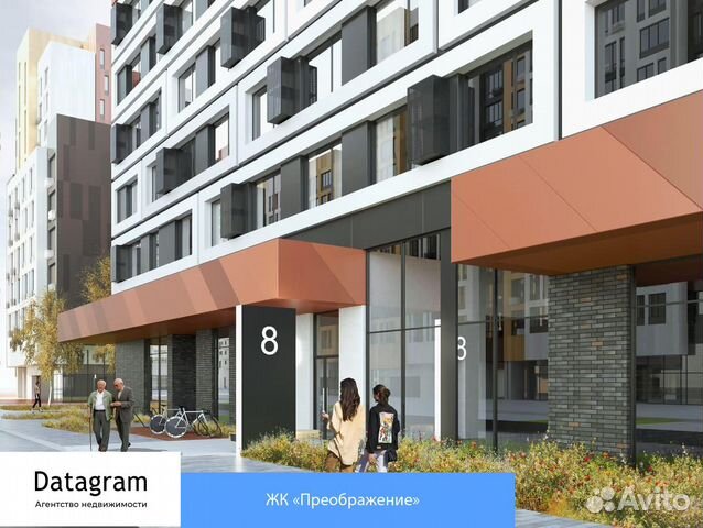 1-к квартира, 34.1 м², 19/22 эт. 1-к квартира, 34.1 м², 19/22 эт.